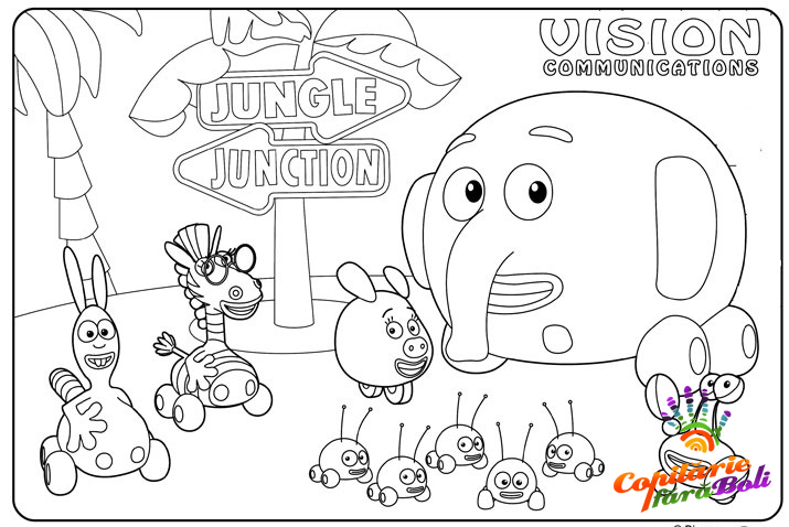 Plansă de colorat 3.